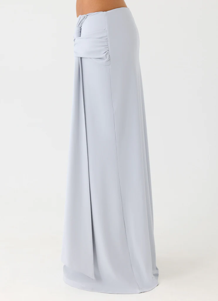 Skirt Maxi Romana - Blu Grigiastro