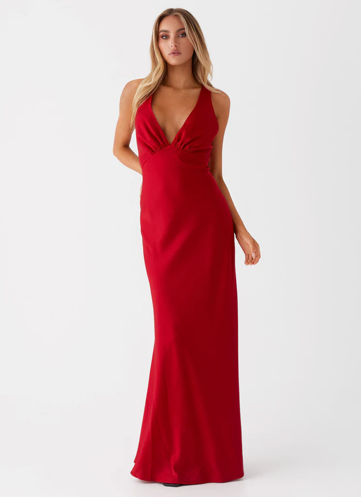 Abito Maxi Sylvia - Rosso