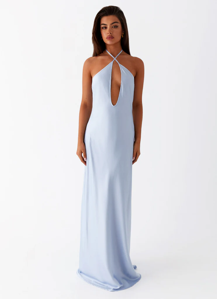 Abito Maxi Noir Symphony - Blu Ghiaccio