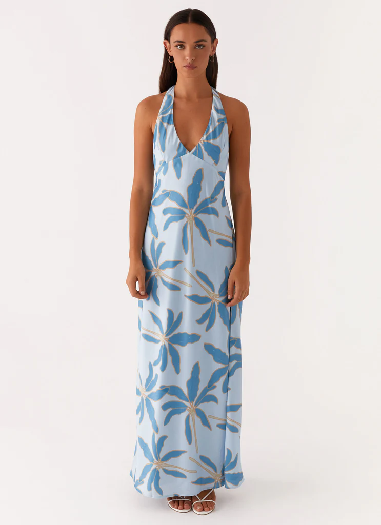 Abito Maxi Angie - Blu Opulento