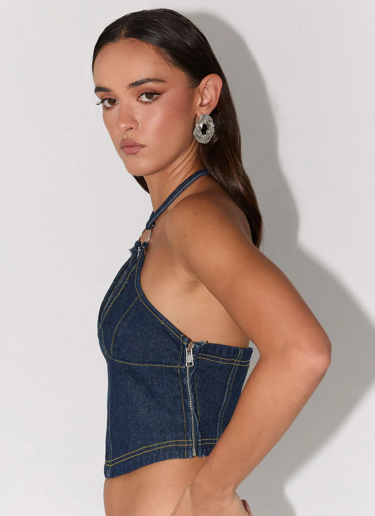 Top in Denim Rebel Blues - Indigo
