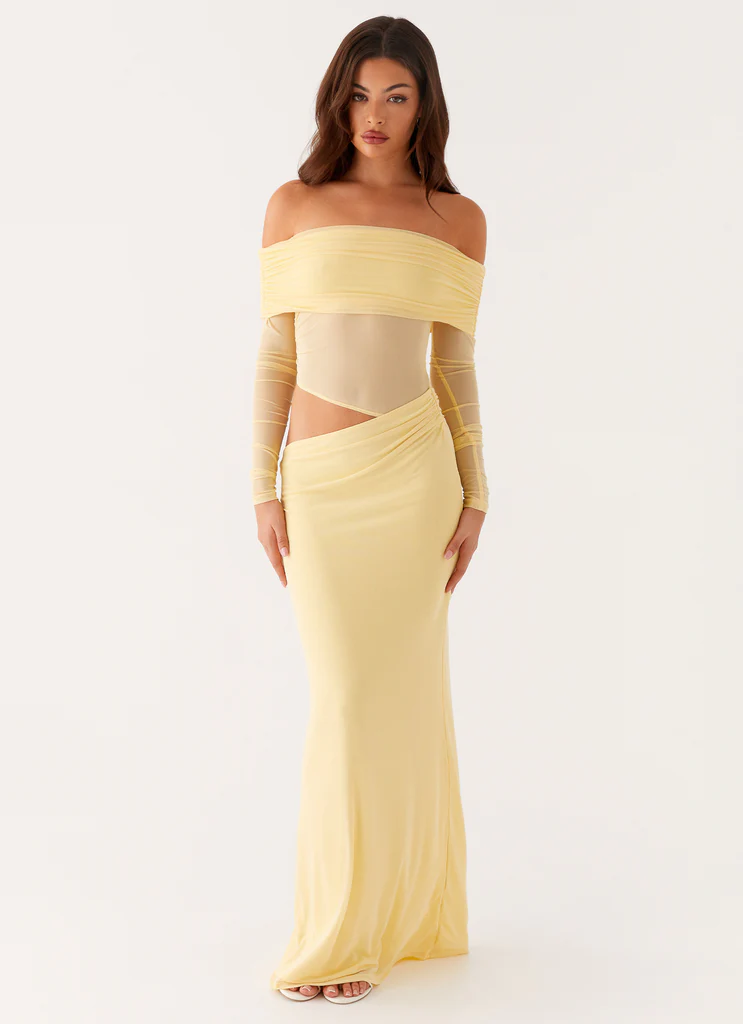 Abito Maxi Emery - Giallo