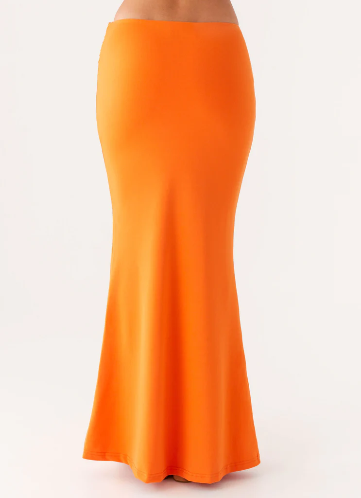 Mention Maxi Skirt - Arancione