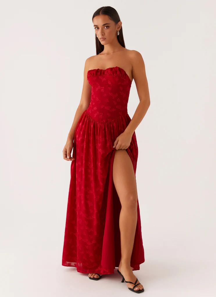 Abito Maxi Adira - Rosso