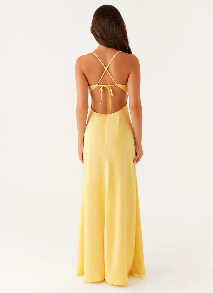 Abito Maxi Joanie - Giallo