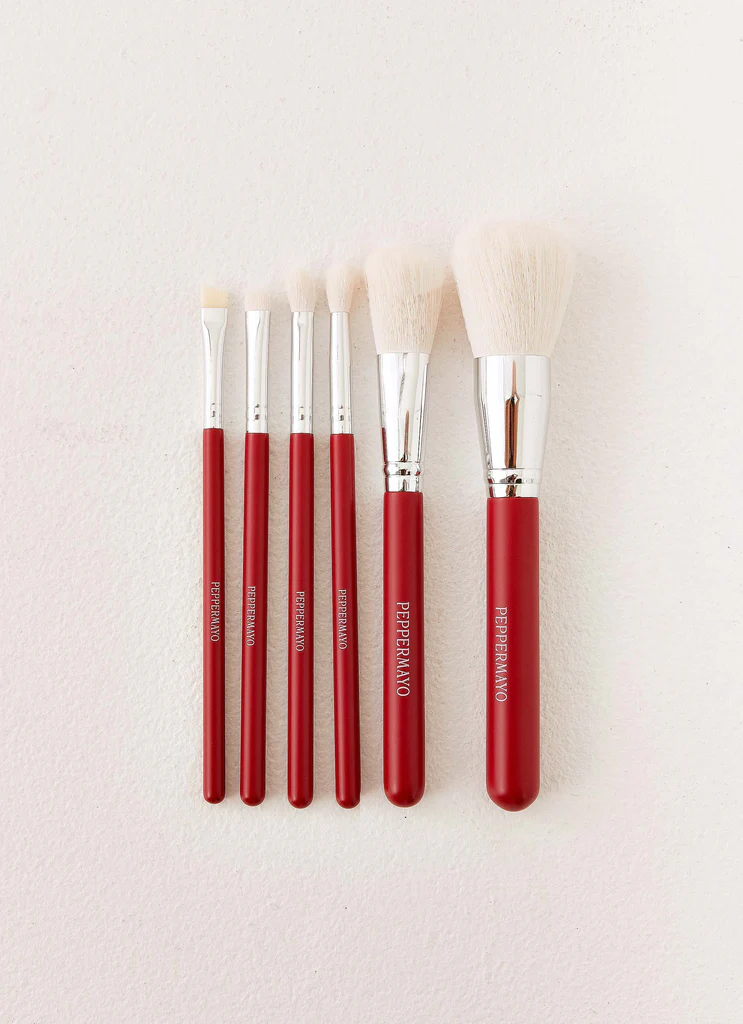 Pennelli per trucco Peppermayo - Rosso