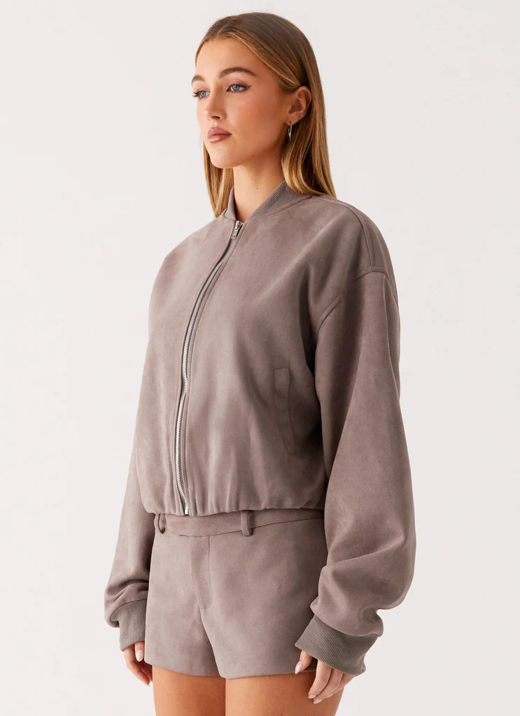 Giubbotto Bomber Thats Chill - Grigio