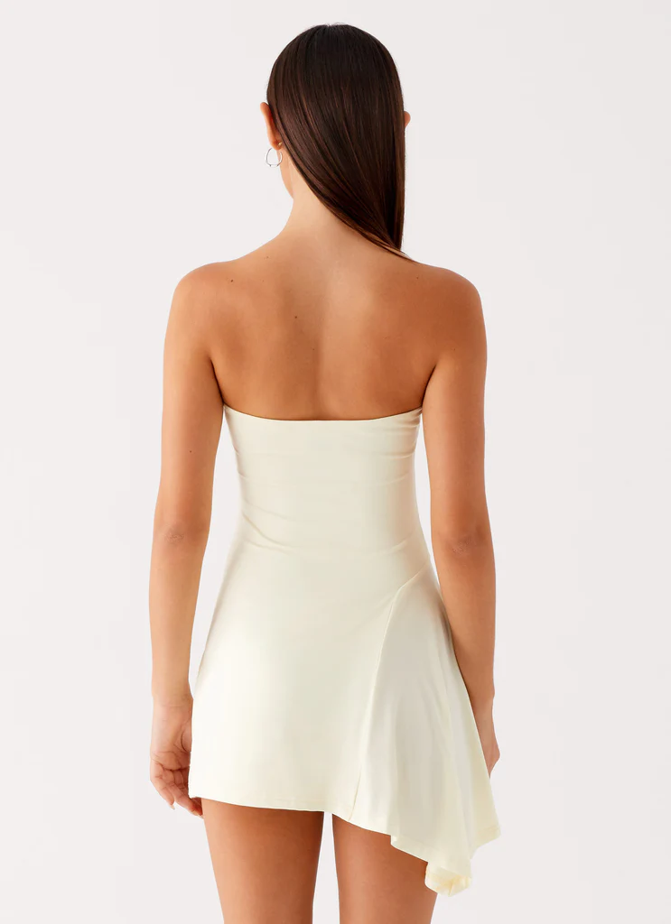 Sana Strapless Mini Dress - Giallo
