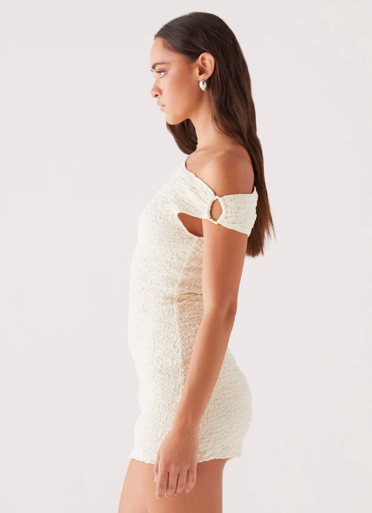 Farah Abito Mini Scollatura – Bianco Farah Abito Mini Scollatura - Bianco