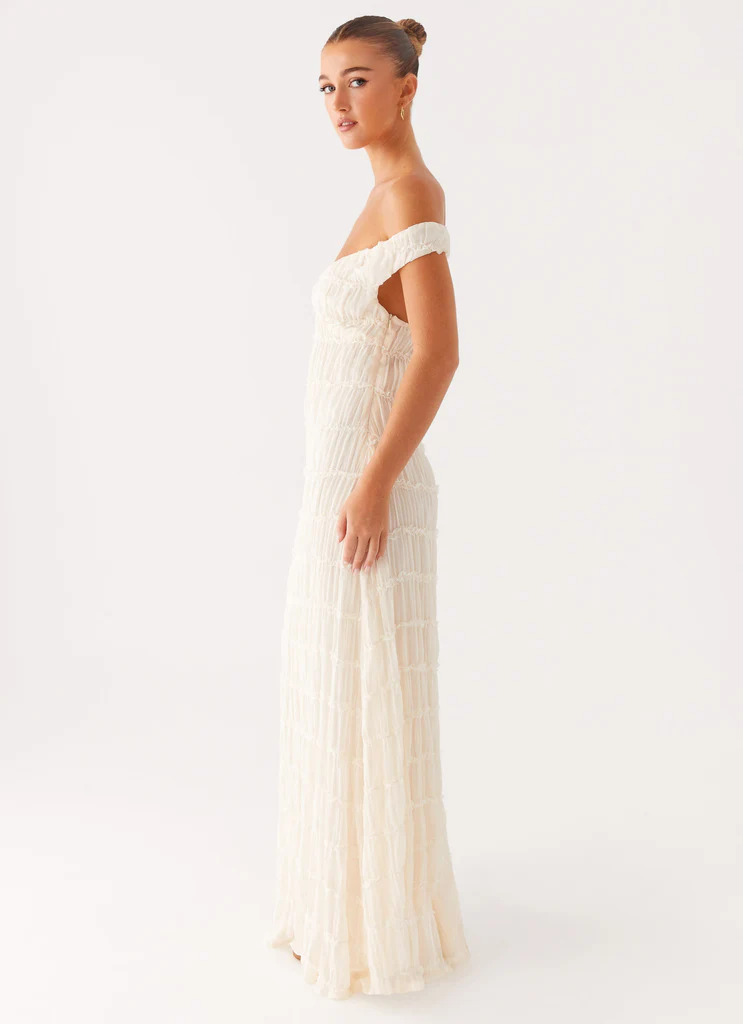 Abbraccio Maxi Dress - Avorio