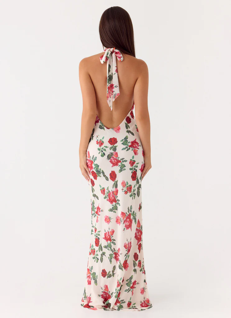 Maryk Maxi Dress - Ivory Bloom