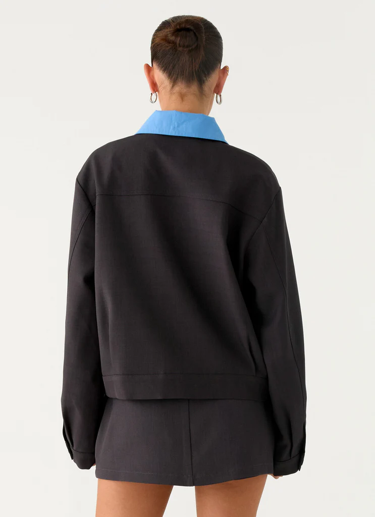 Giubbotto in Tessuto Sartoriale Harlee - Grigio