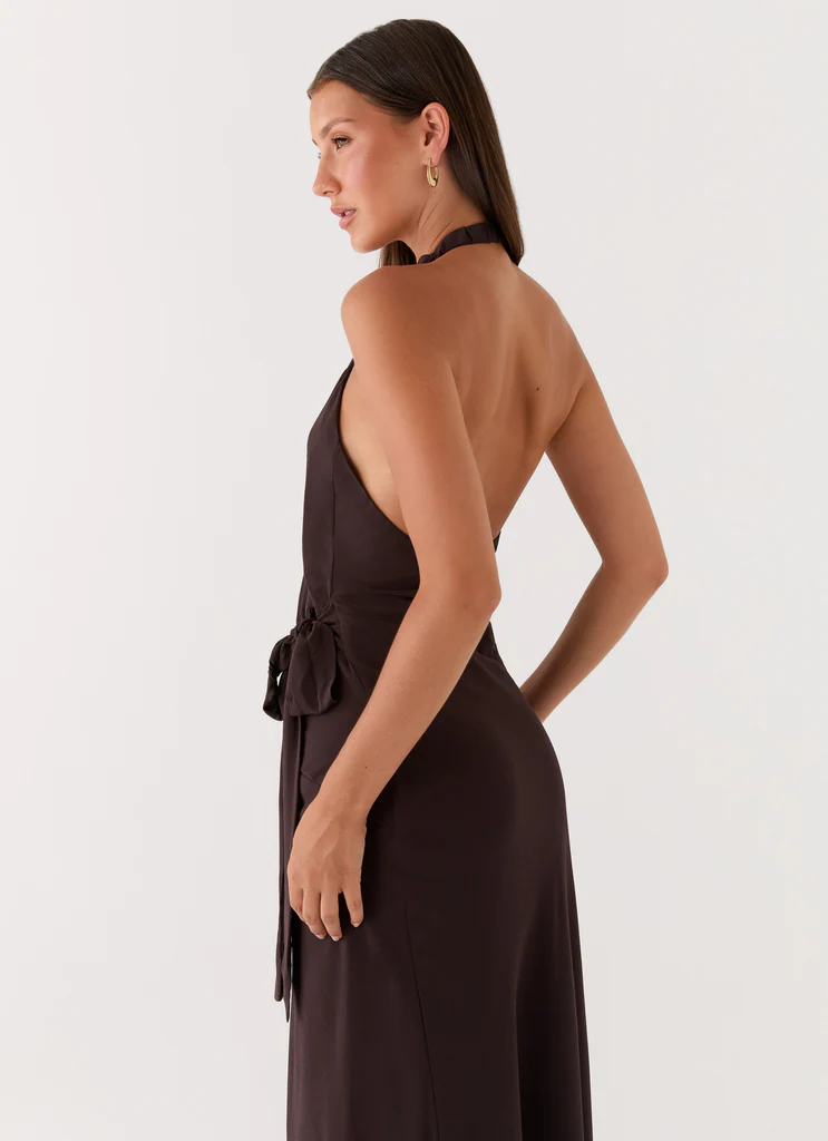 Abito Maxi So Chic - Cioccolato Fresco