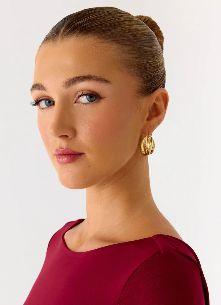 Orecchini Chrome Crush - Oro