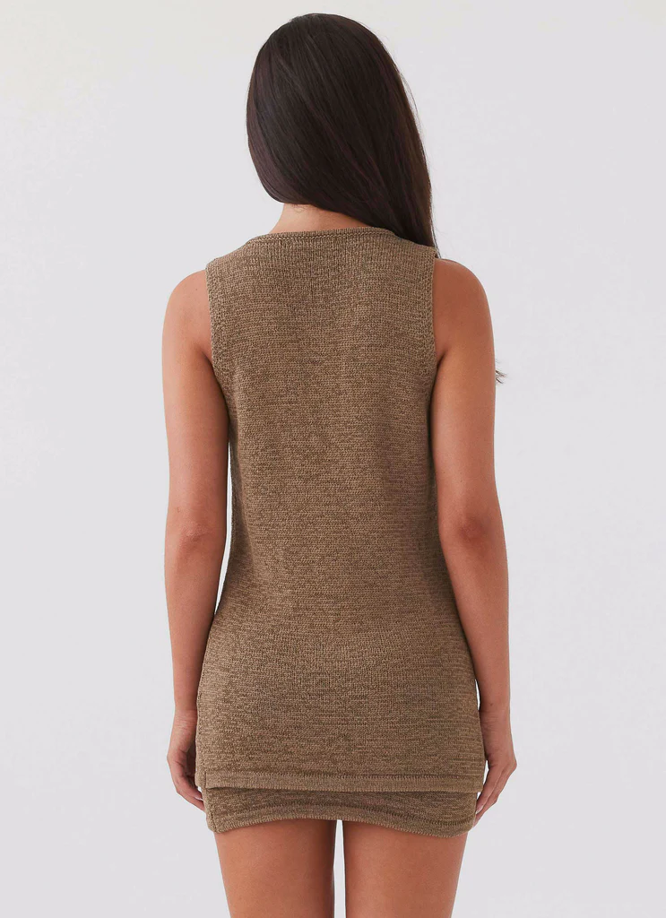 Top in maglina Capri Glow - Khaki