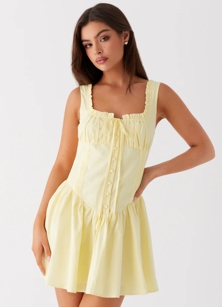 Vestito Mini Wren - Giallo
