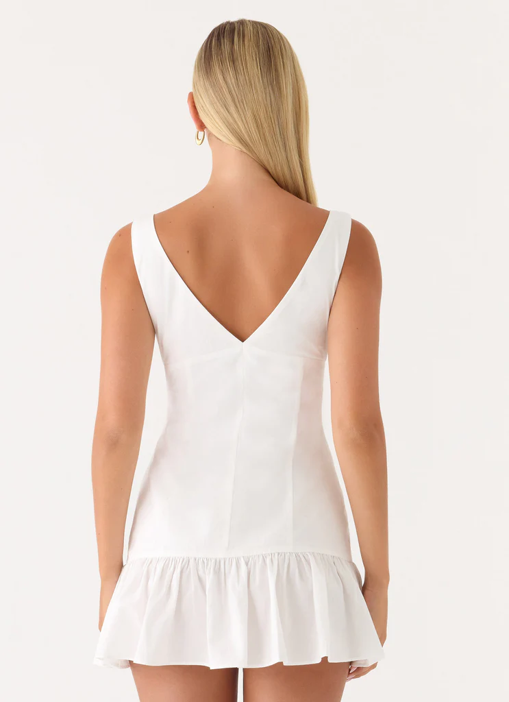 Gretel Mini Vestito - Bianco