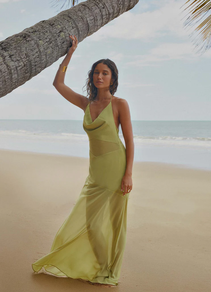 Vestito Maxi Samoa - Lime