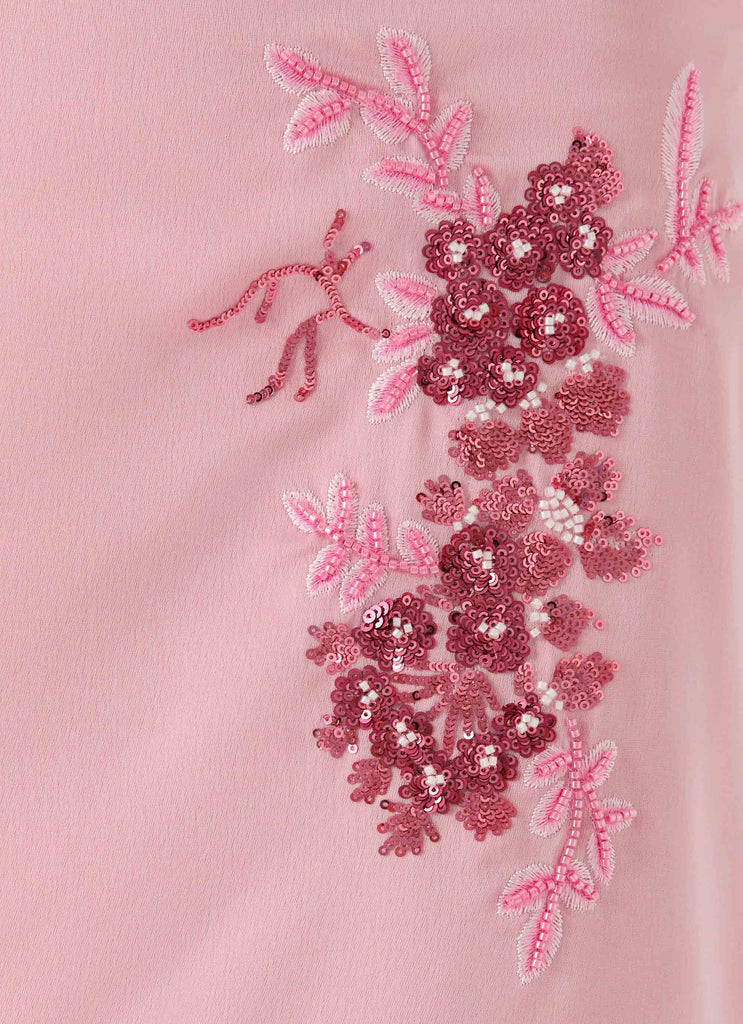 Minigonna a vita bassa Heavenward - Rosa