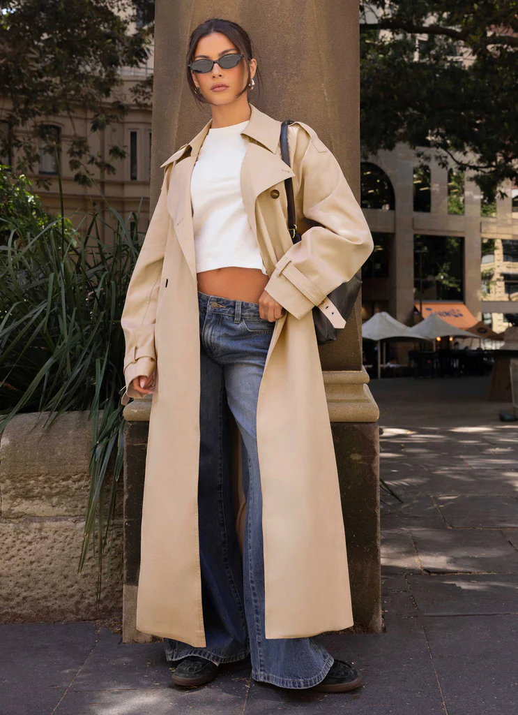 Giacca Trench Jackie - Tan