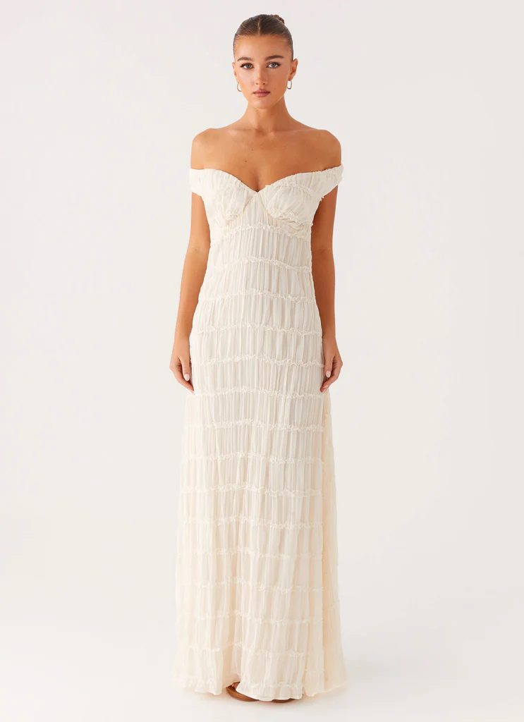 Abbraccio Maxi Dress - Avorio