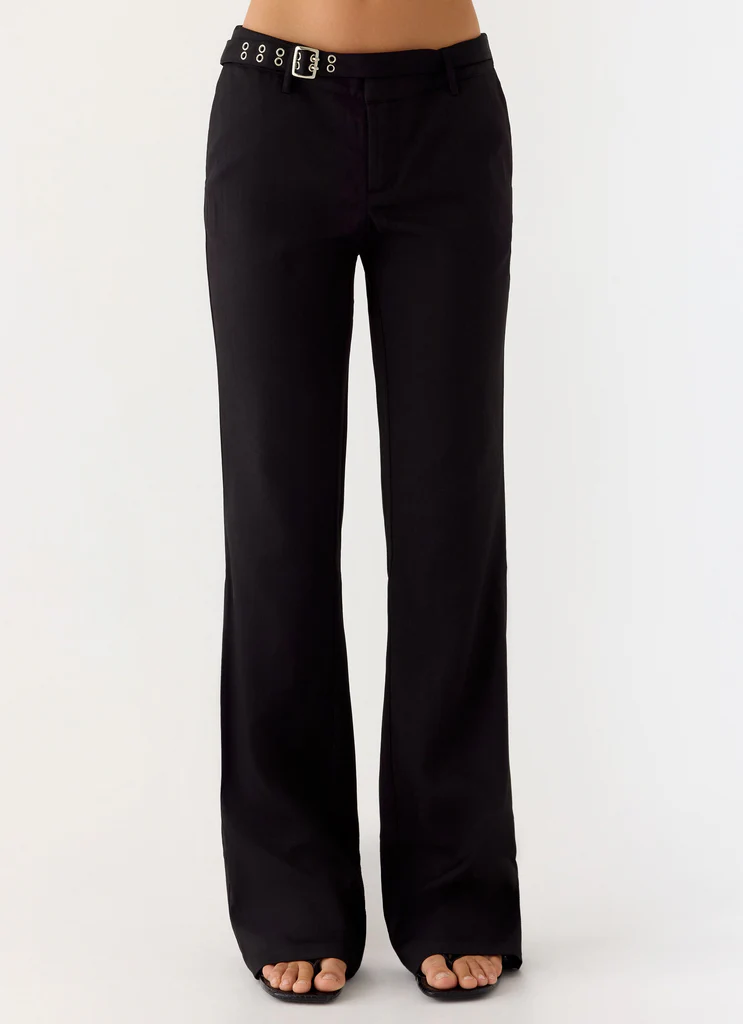 Pantaloni Anaiis Low Rise - Nero