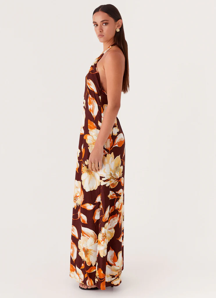 Golden Child Abito Maxi in Lino