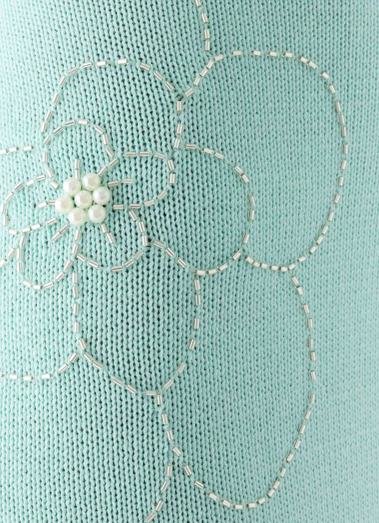 Abito Maxi in Maglia Amaya - Azzurro