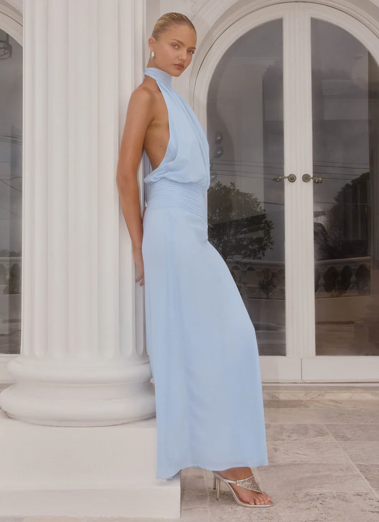 Lalia Maxi Dress - Azzurro Chiaro