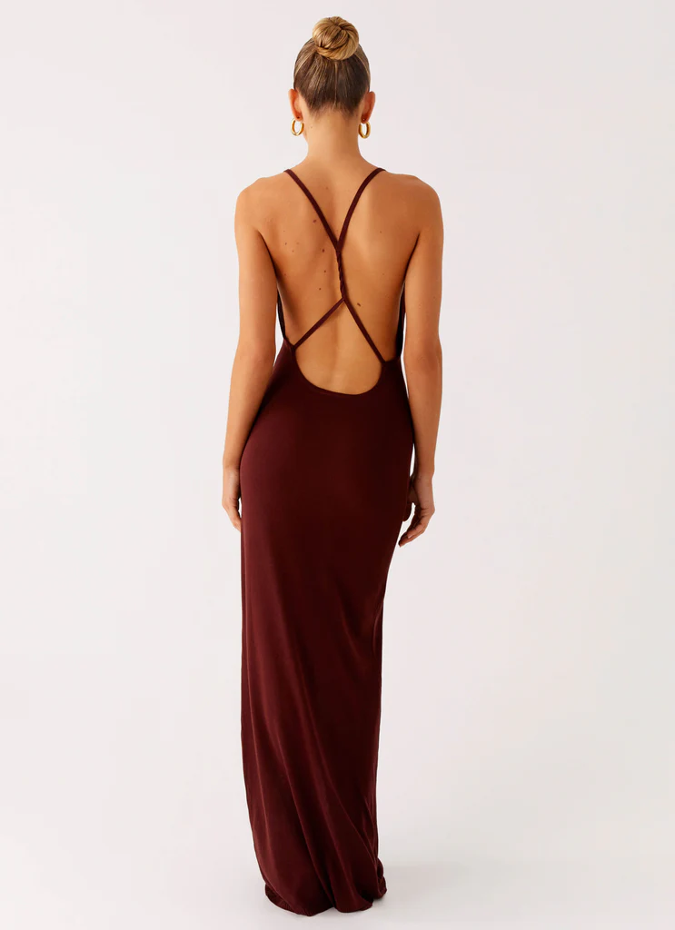 Abito Maxi Nomad Muse - Cioccolato
