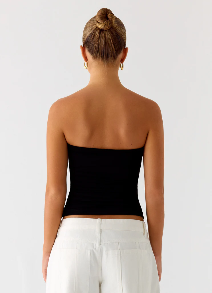 Top Senza Spalline Adrienna - Nero