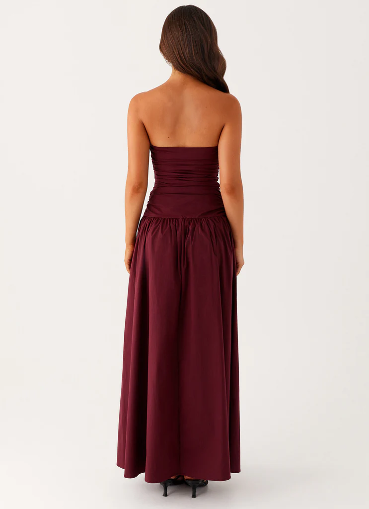 Abito Maxi Carmel - Marrone