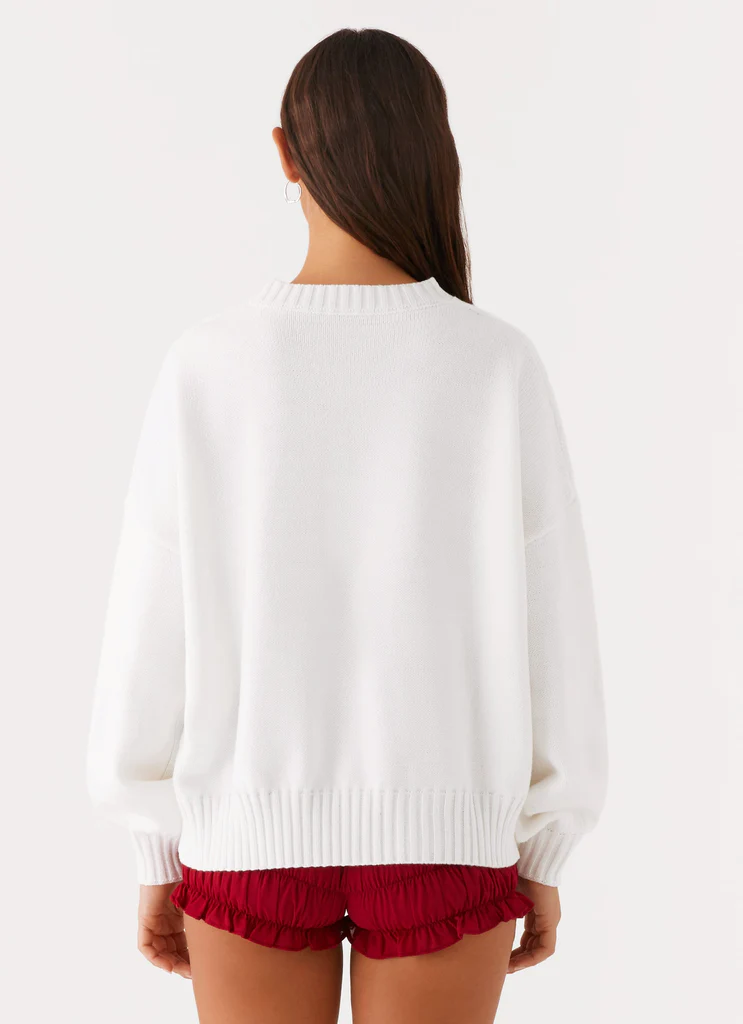 Maglione Oversized Autografo - Avorio