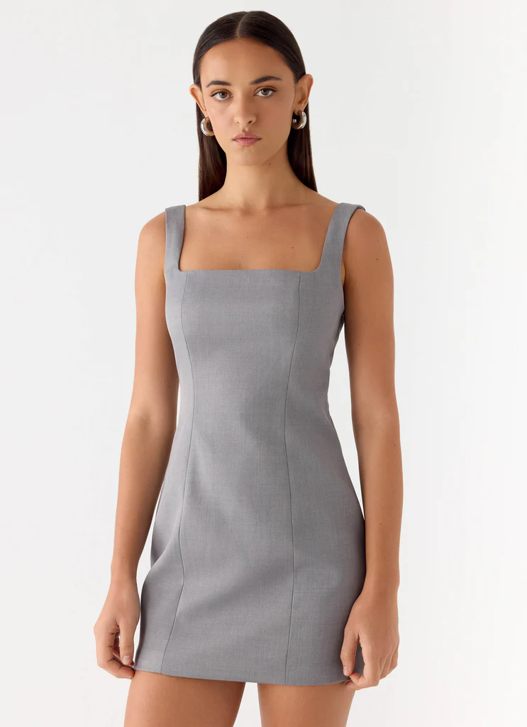 Abito Mini Tensione Brief - Grigio Fumo