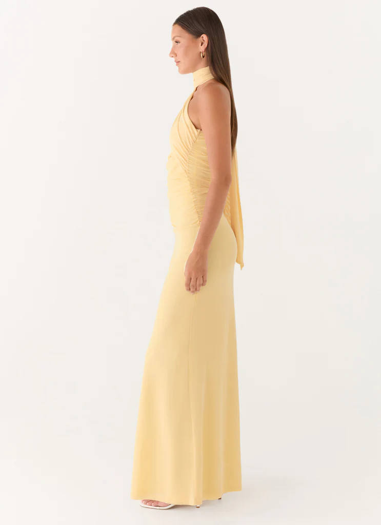 Abito Maxi Songbird - Giallo