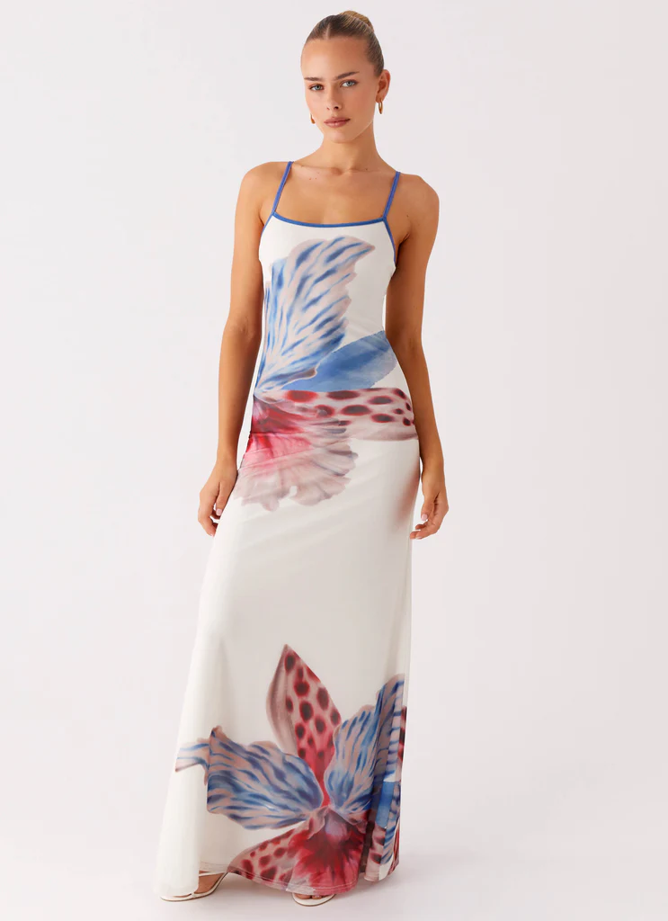 Abito Maxi Everett - Fiore di Mare Bianco