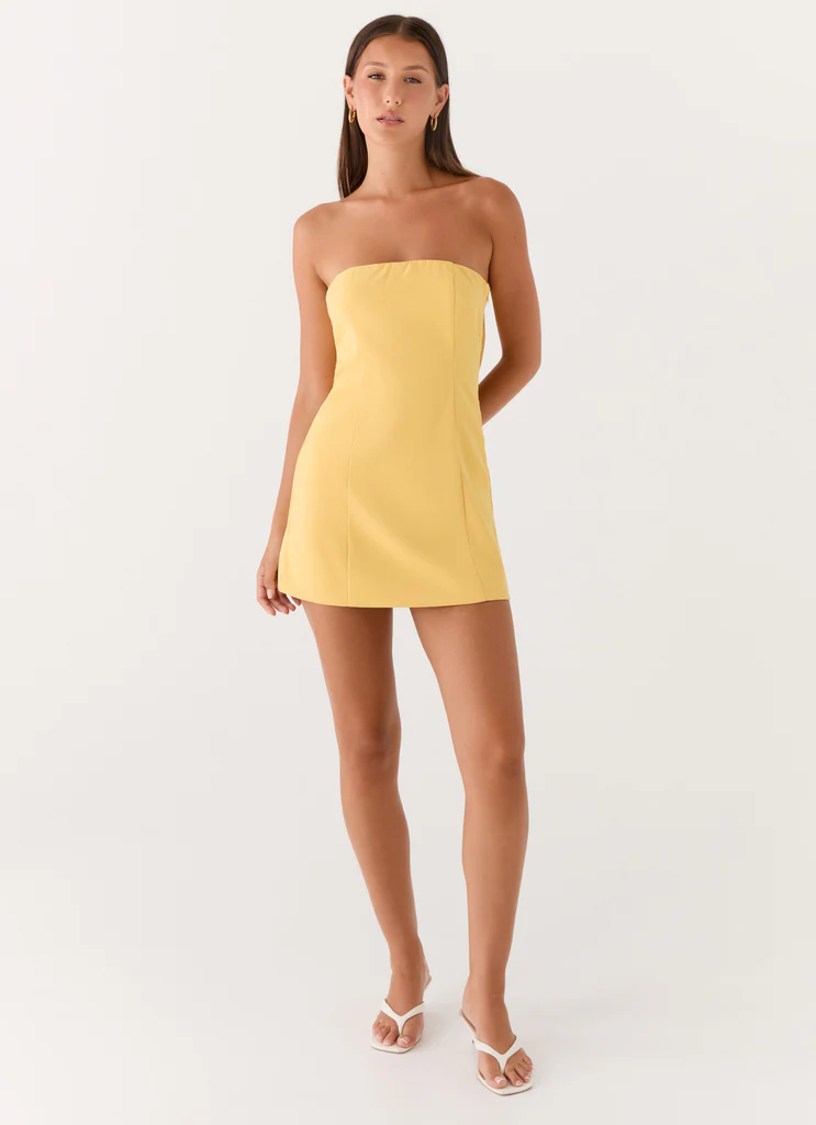 Miniabito Honey Bow - Giallo
