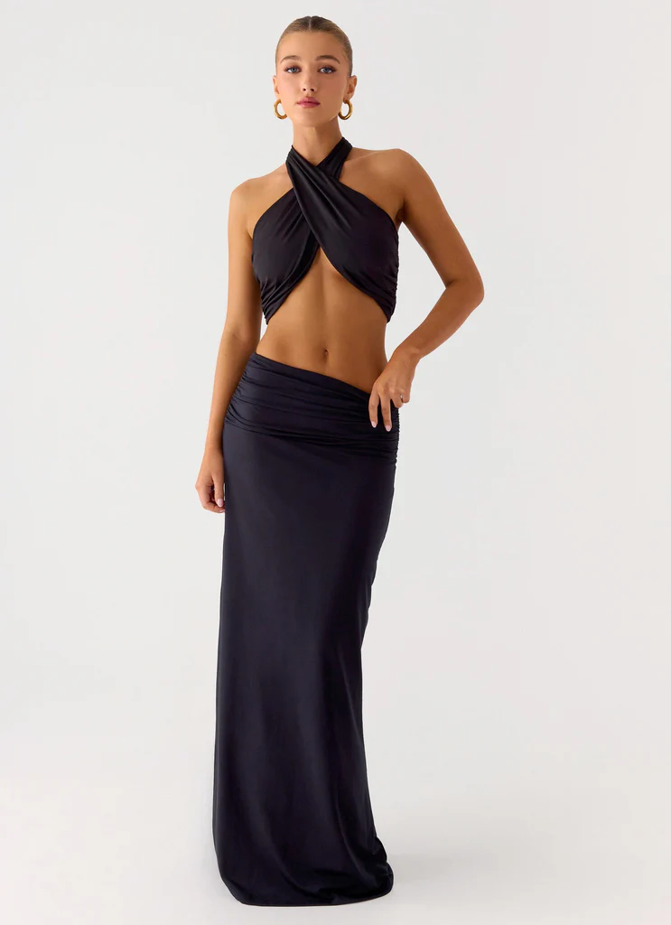 Skirt Maxi Elisabetta - Nero