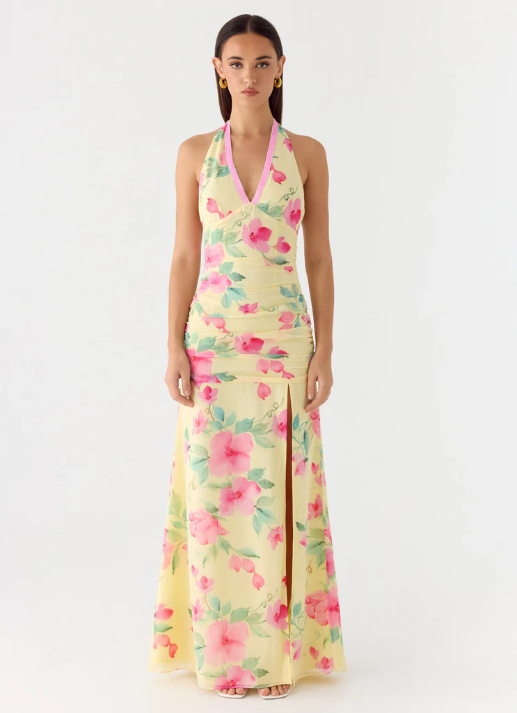 Abito Maxi a Spalline Colada - Lemon Soleil