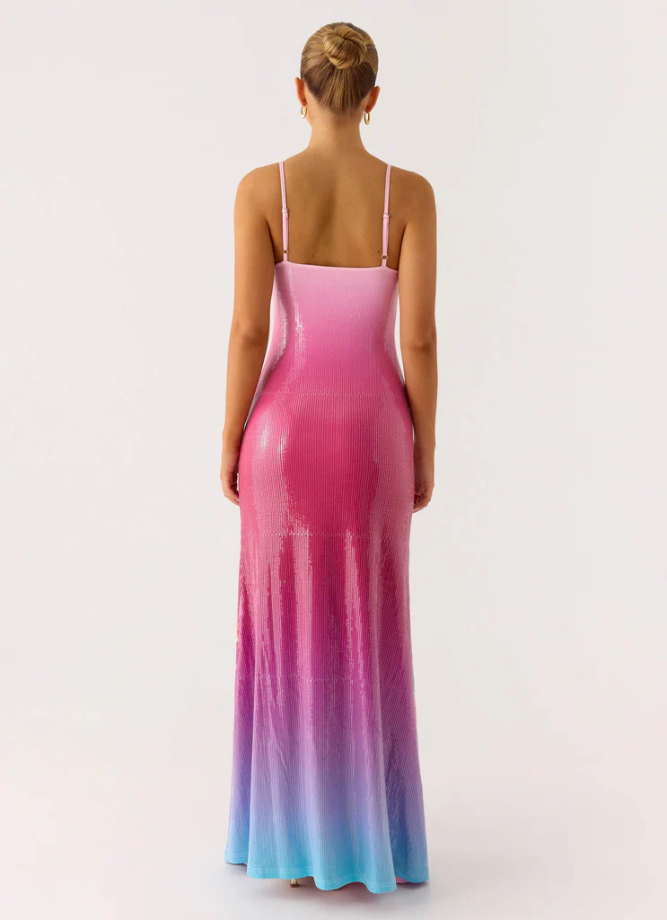 Ariaz Abito Maxi con Paillettes - Ombra Reef