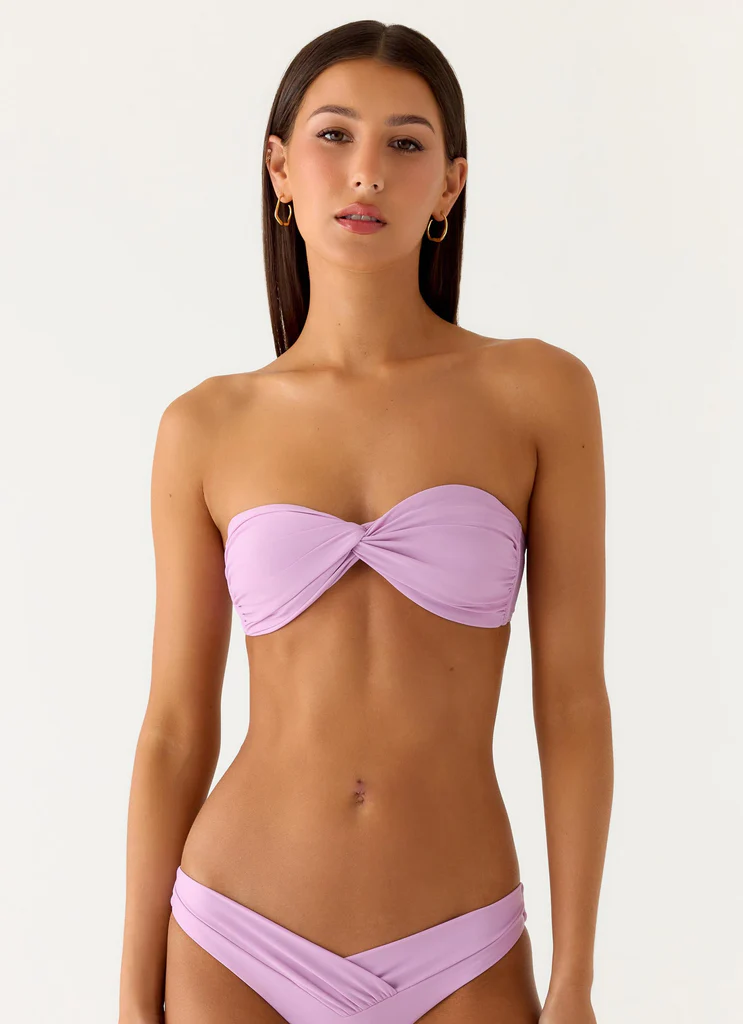 Top per Bikini a Banda Delta - Lavanda