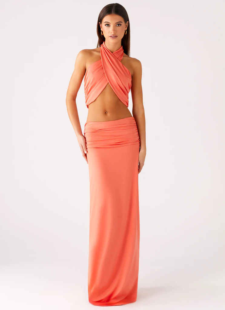Coletta Wrap Top - Corallo