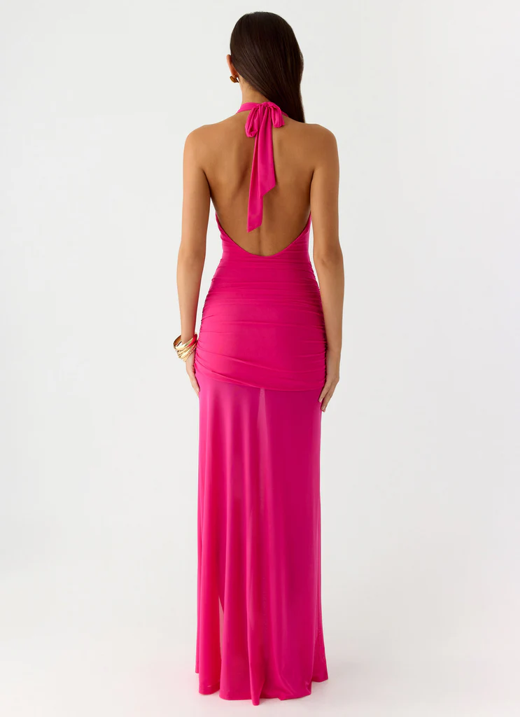 Island Muse Dress - Fucsia