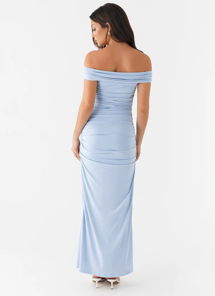 Abito Maxi Majorly - Blu