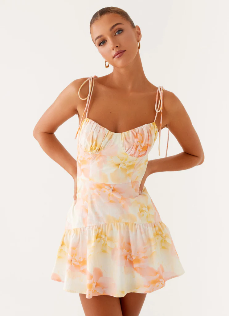 Abby Mini Vestito - Stampa Fiorata