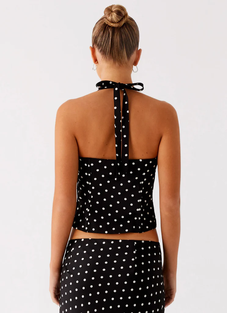 Top Breanne - Puntini neri