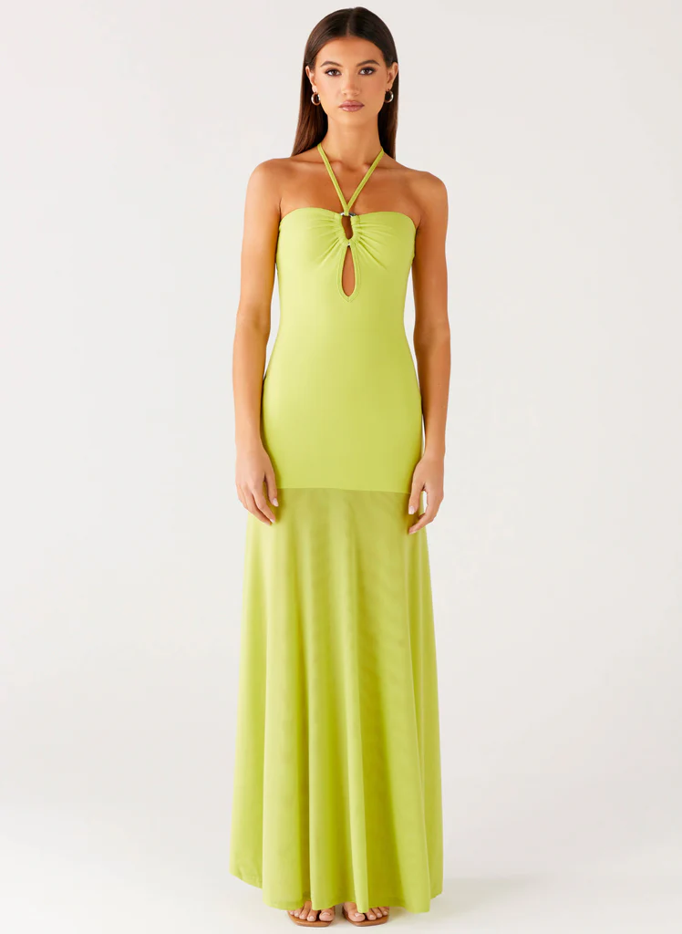 Abito Maxi Claria - Lime
