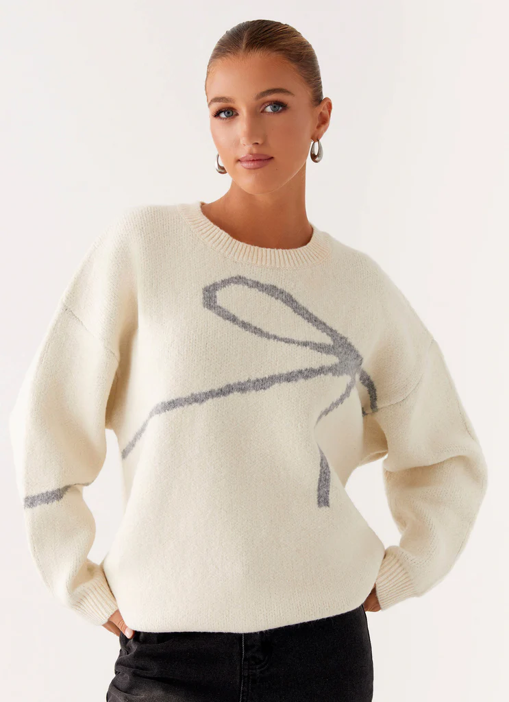 Pullover in Maglia Dreamwood - Avorio