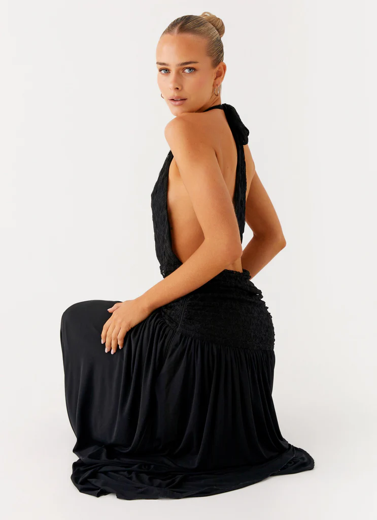 Abito Maxi Full Attention - Nero
