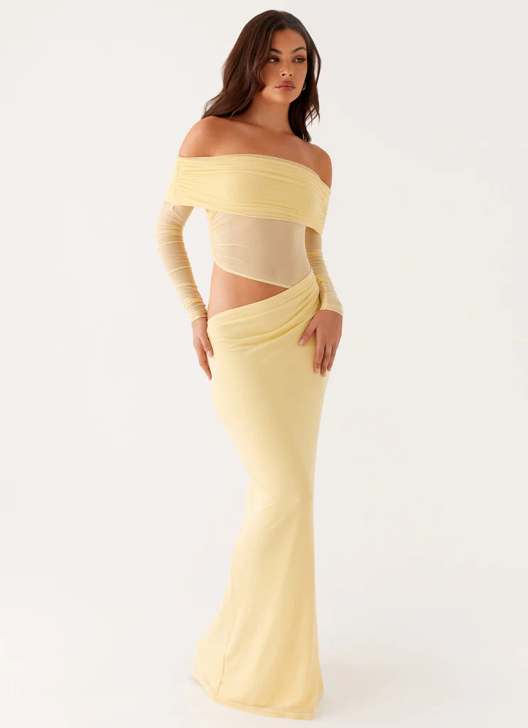 Abito Maxi Emery - Giallo